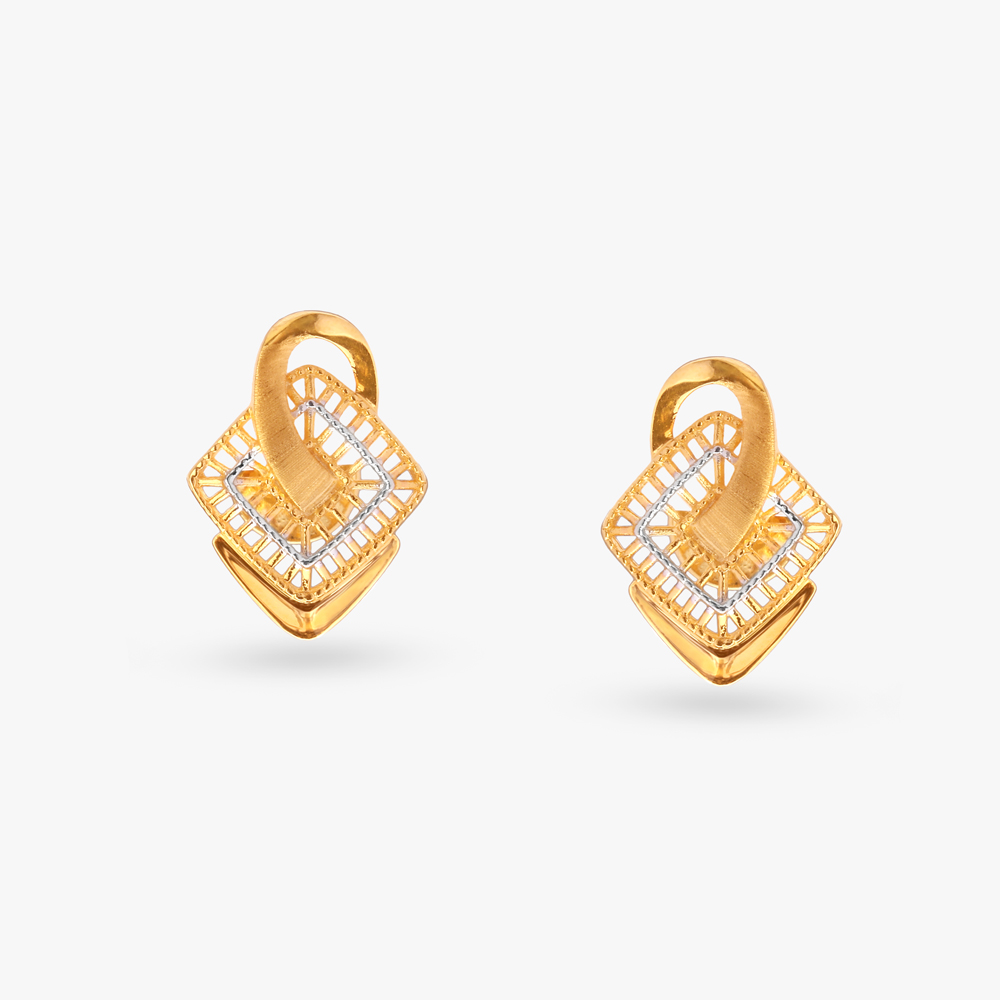 Exquisite Bold Gold Pendant and Earrings Set,,hi-res image number null