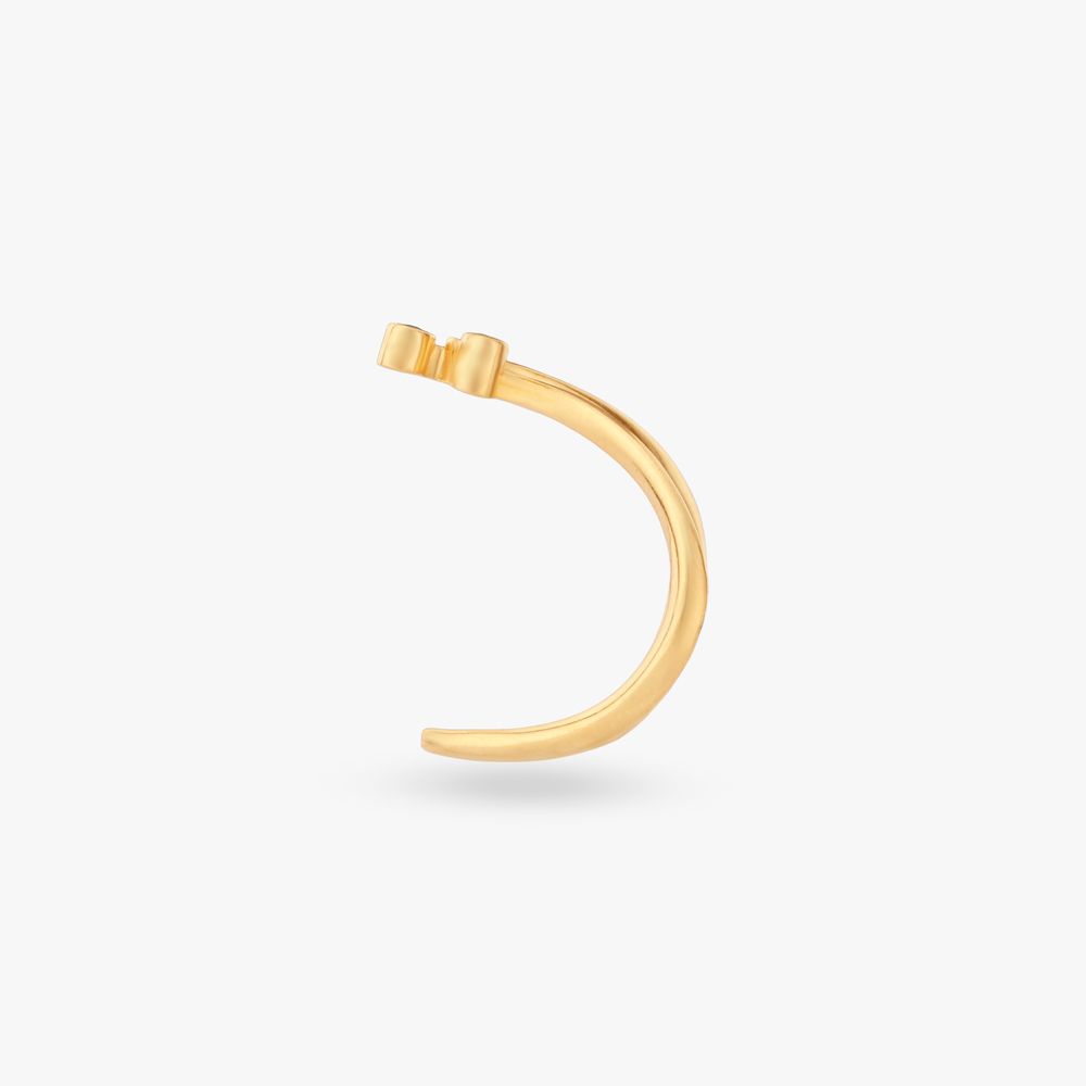 Twin Sparkle Gold Ring,,hi-res image number null