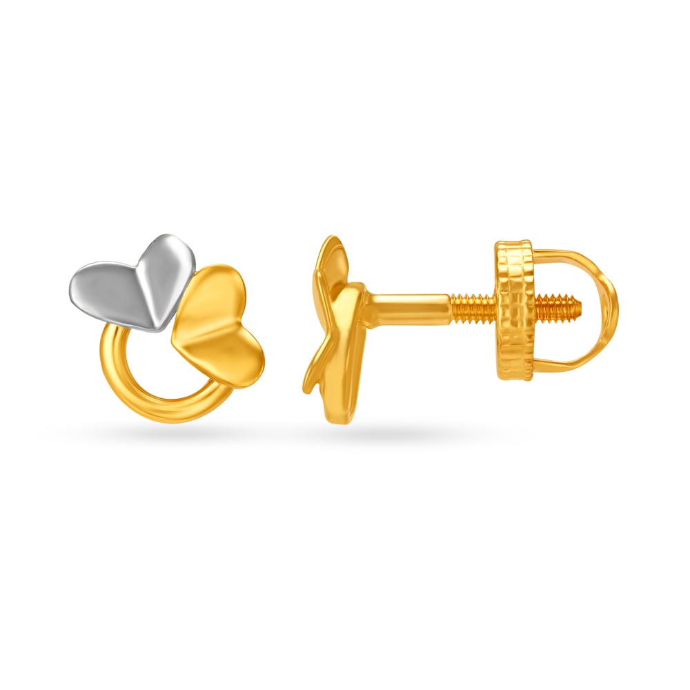 Dainty Floral Stud Earrings,,hi-res image number null