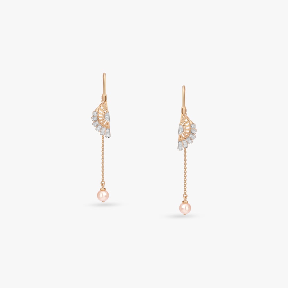 

Drift Wing Diamond Drop Earrings