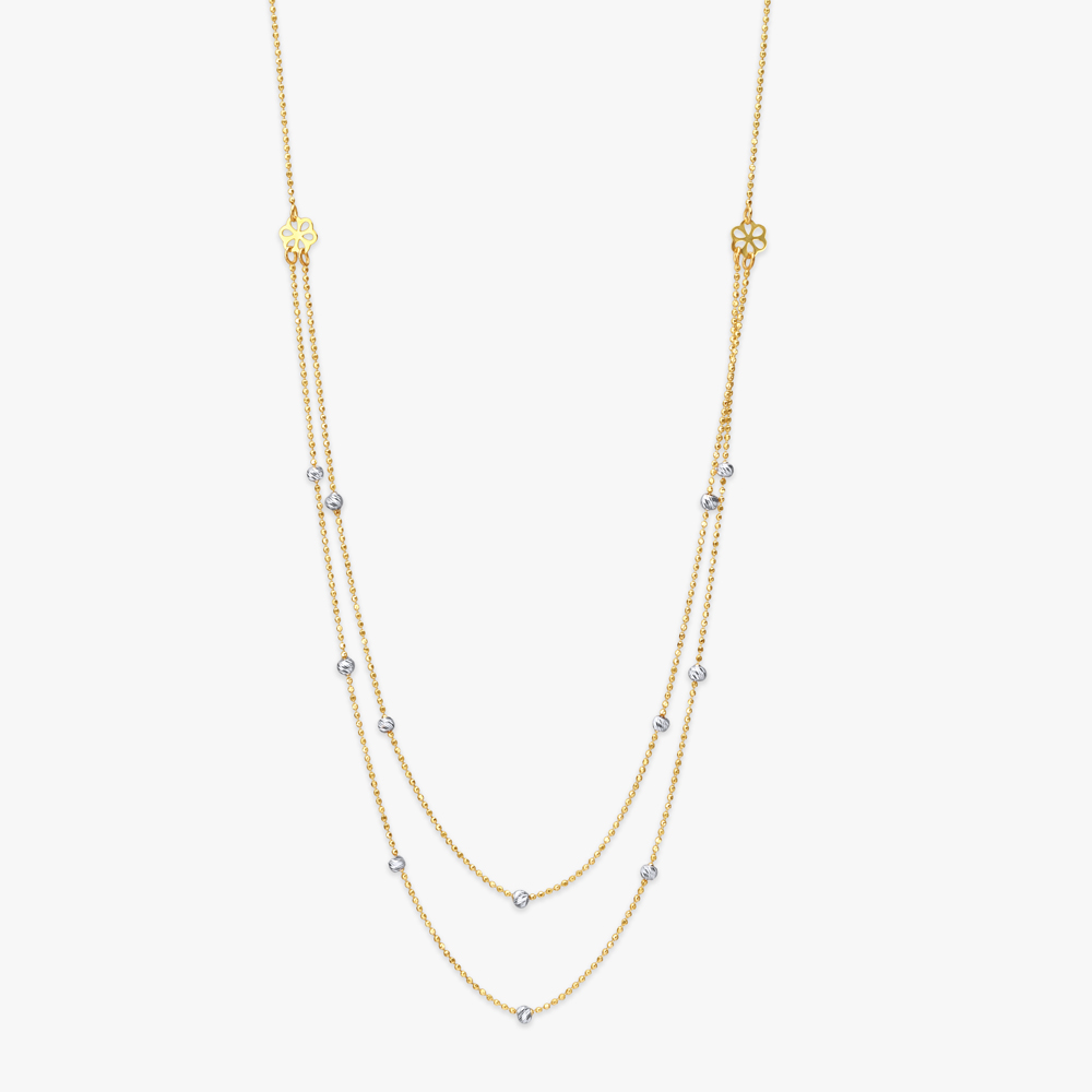 Beaded Gold Necklace,,hi-res image number null
