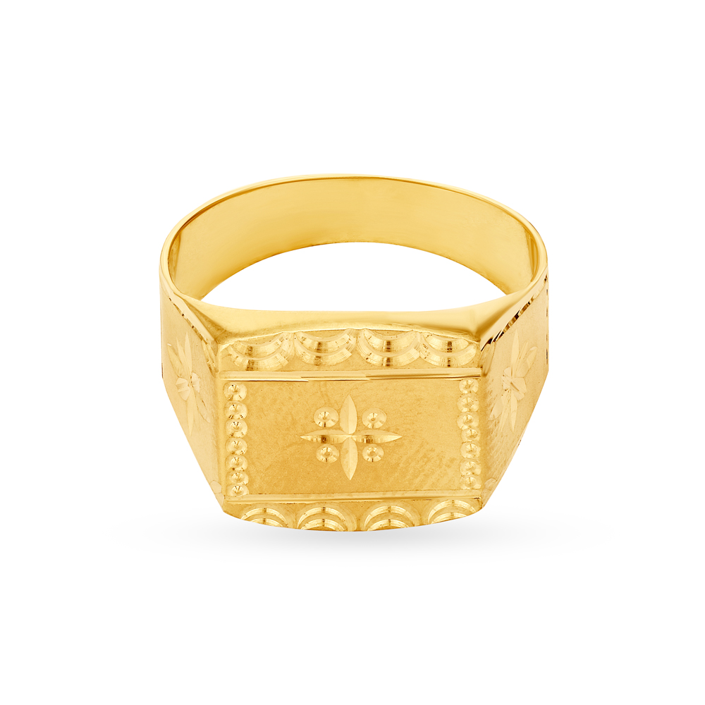 Grand Box Gold Ring for Men,,hi-res image number null