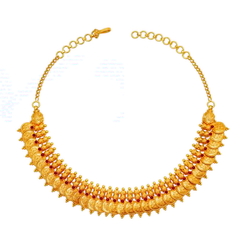 Royal Gold Coin Necklace,,hi-res image number null
