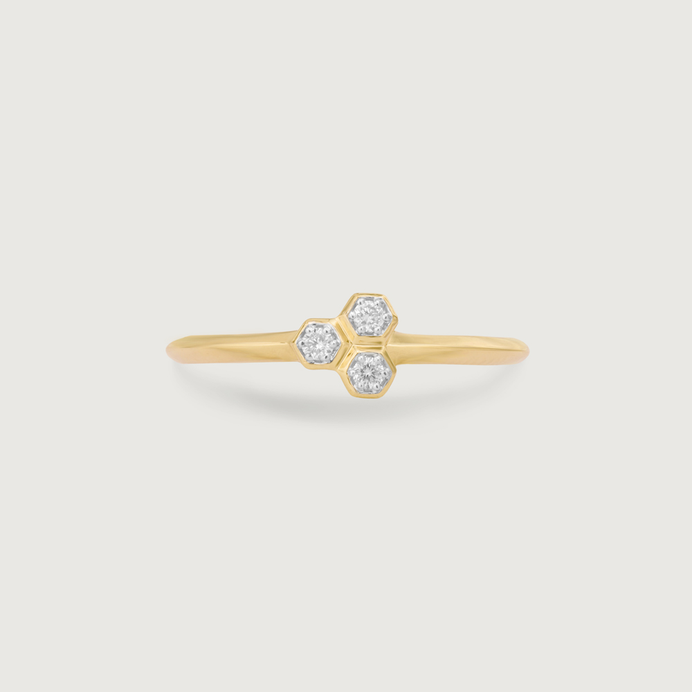 Honeycomb Harmony Diamond Ring,,hi-res image number null