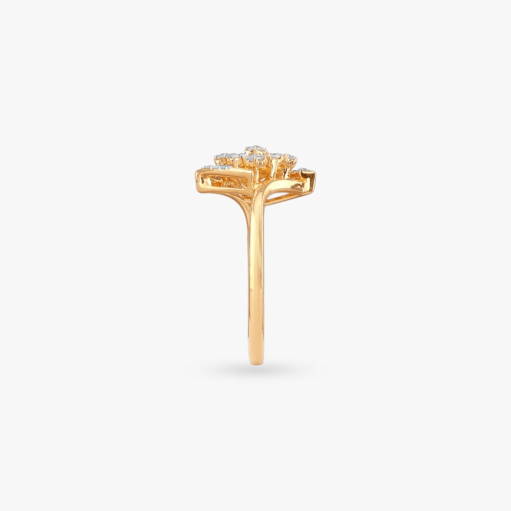 Petal Square Diamond Ring,,hi-res image number null