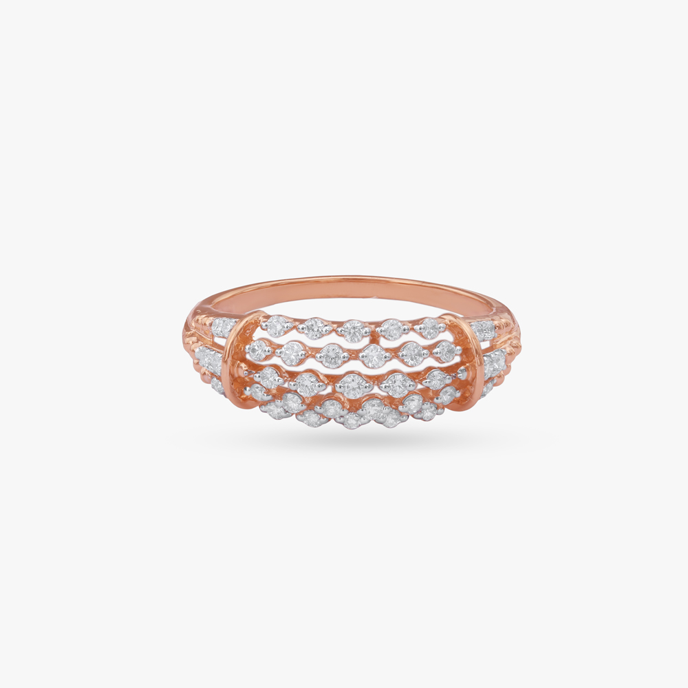 Row Dome Diamond Ring,,hi-res image number null