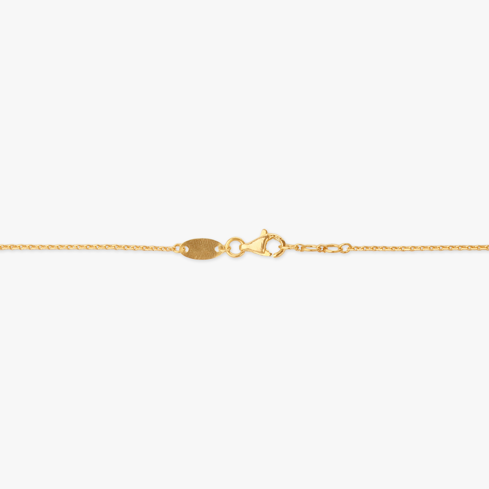 Radiant Drop Gold Pendant with Chain,,hi-res image number null
