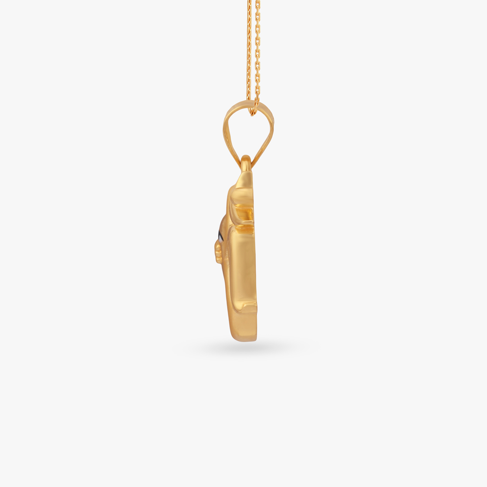Eternal Ganesha Gold Pendant,,hi-res image number null