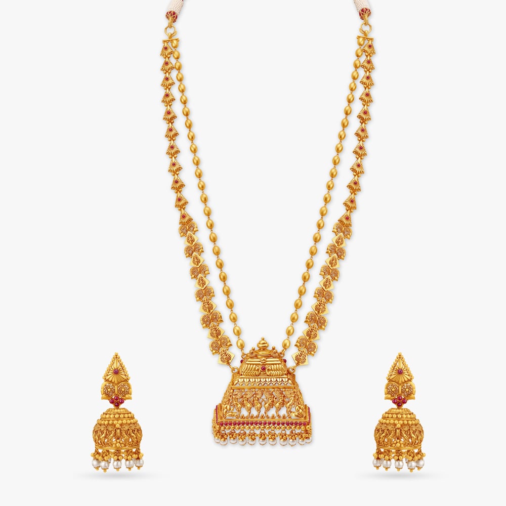 Kottravai Mandapam Necklace Set,,hi-res image number null