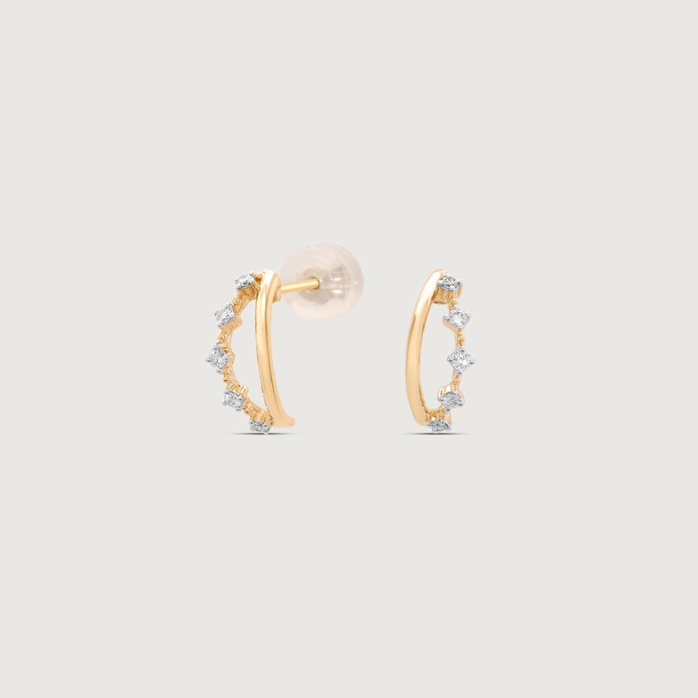 Effortless Spark Diamond Hoop Earrings,,hi-res image number null
