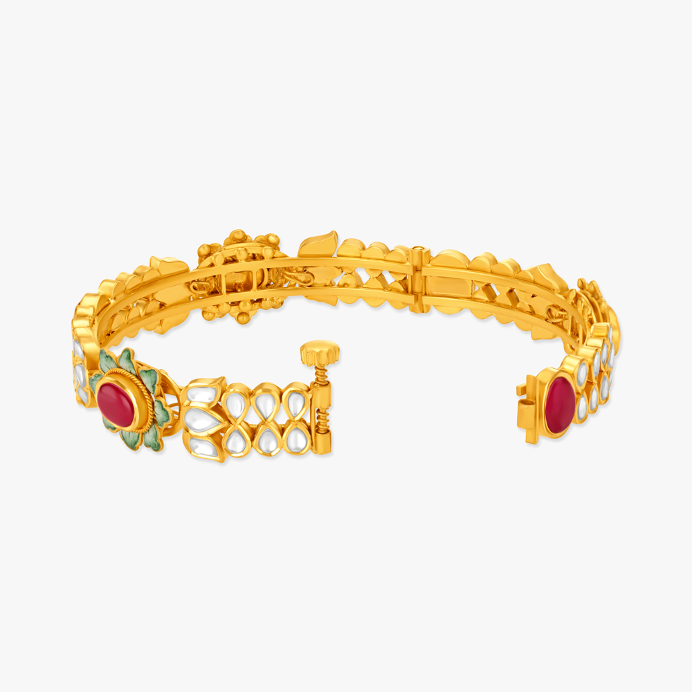 Sumukhi Kundan Polki Bangle,,hi-res image number null