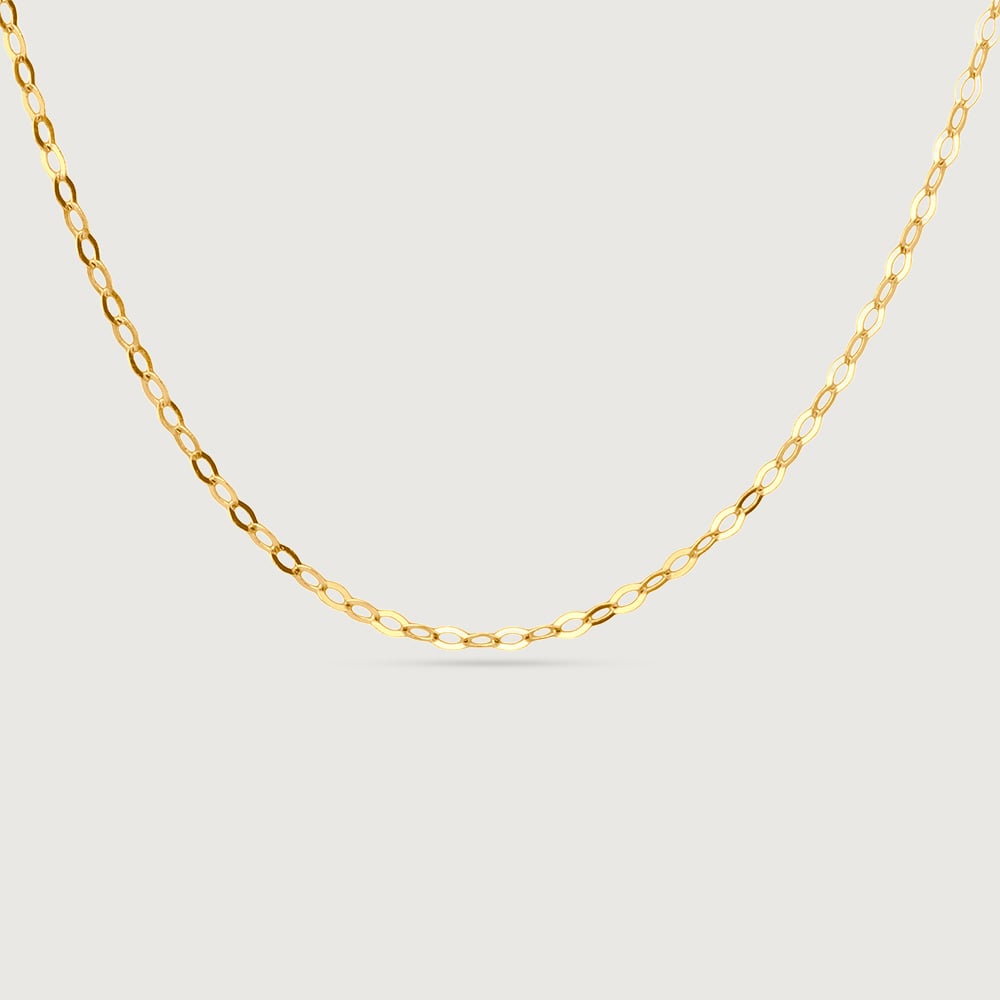 Classic Rolo Link Gold Chain,,hi-res image number null
