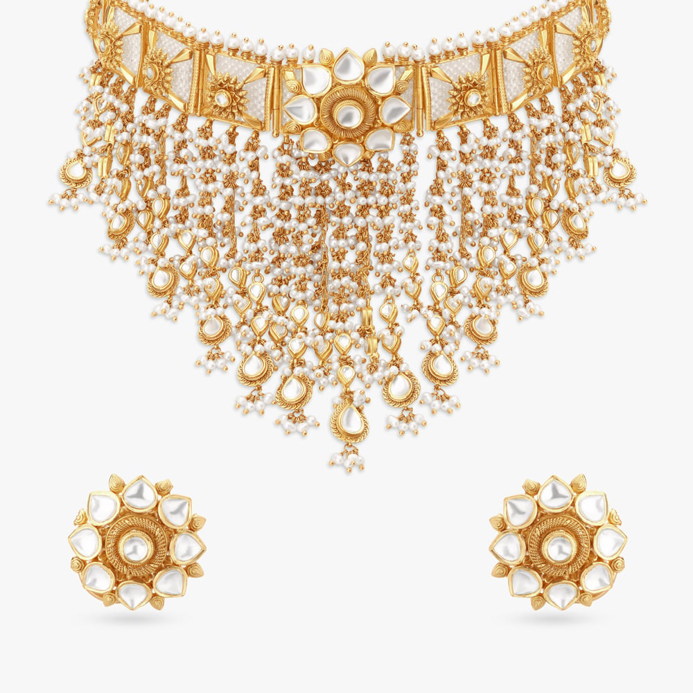 Splendid Floral Necklace set,,hi-res image number null