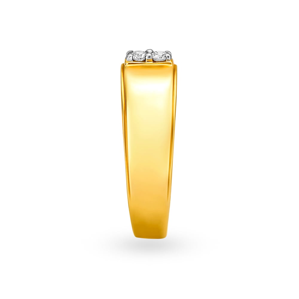 Edgy Elegant Diamond Ring for Men,,hi-res image number null
