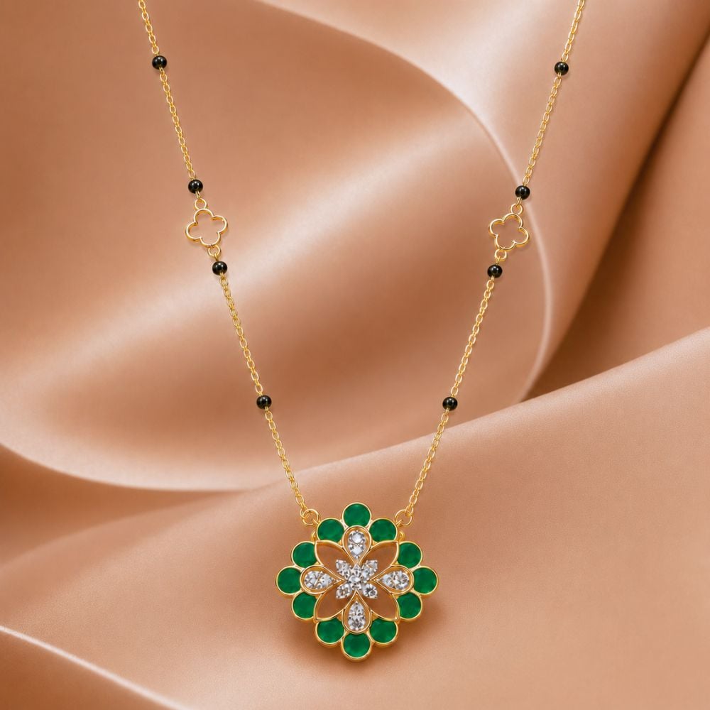 Petal Symphony Diamond Mangalsutra,,hi-res image number null