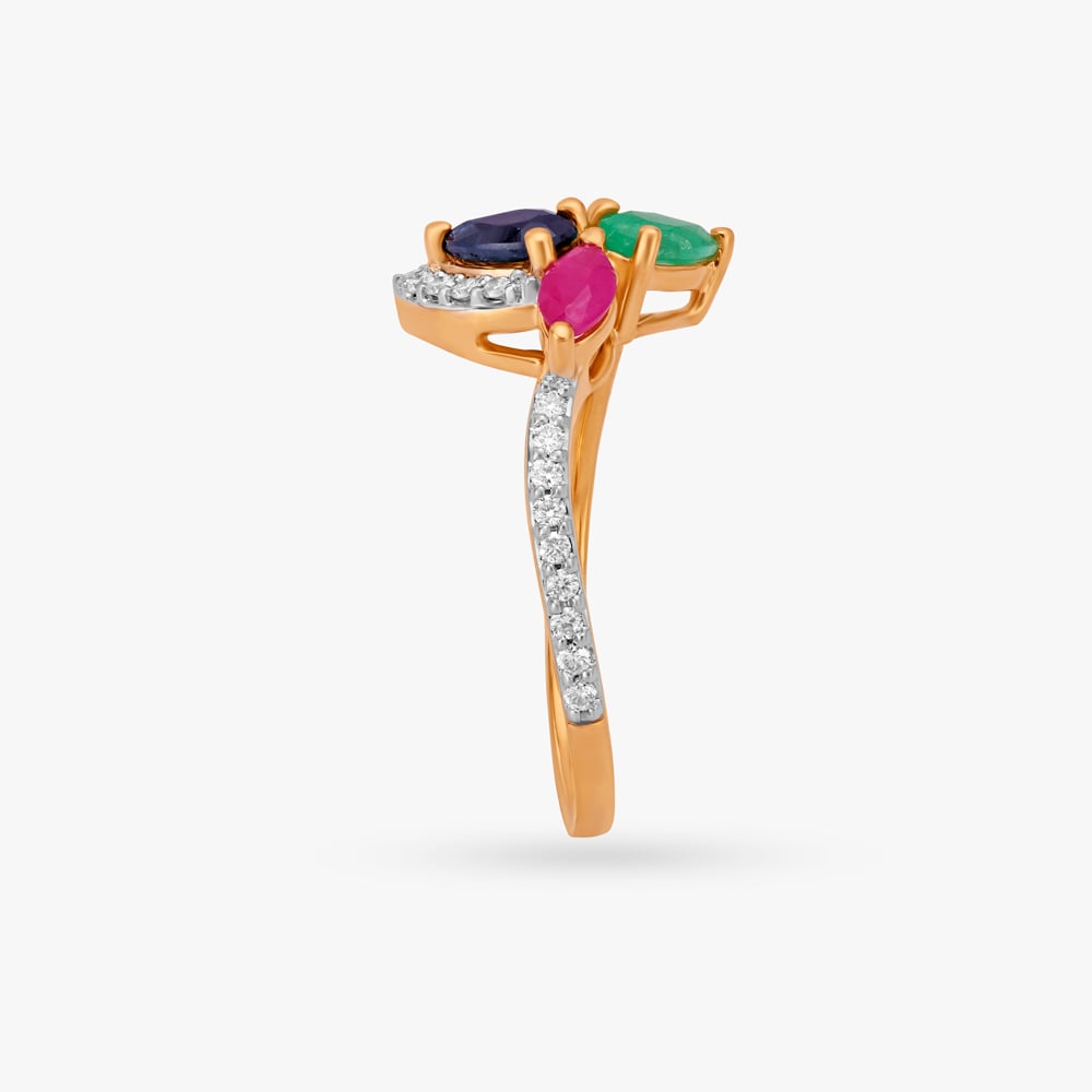 Midnight Bloom Ring,,hi-res image number null