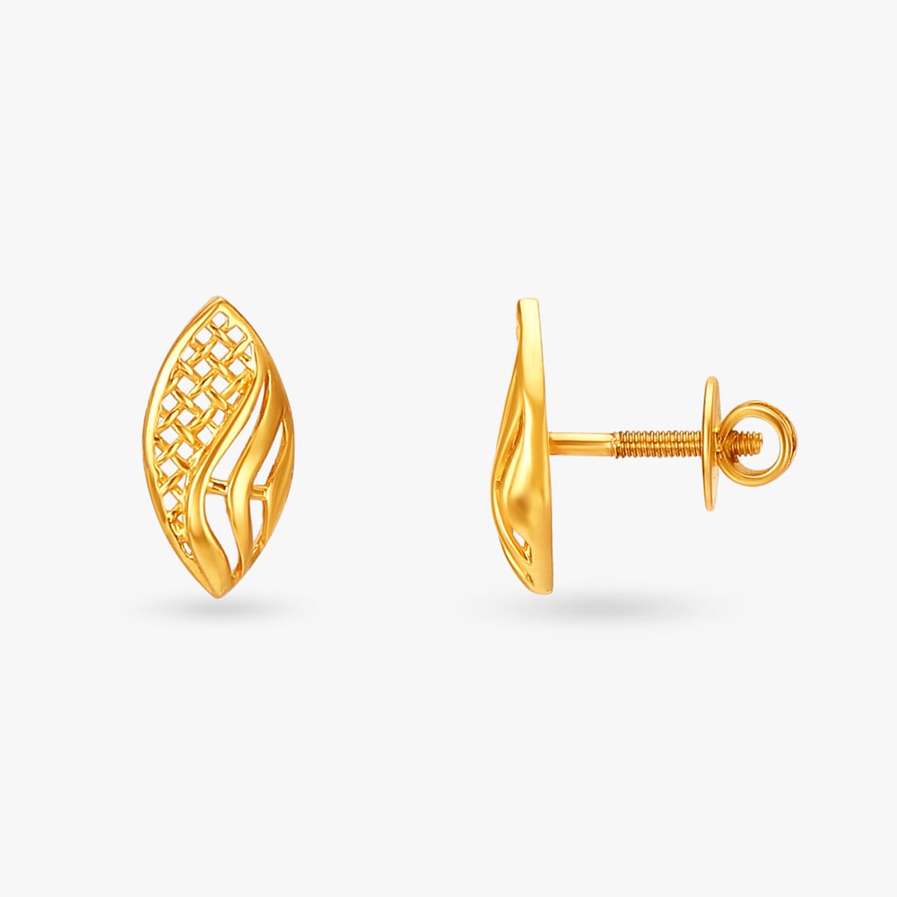 Rhapsodic Gold Pendant and Earrings Set,,hi-res image number null