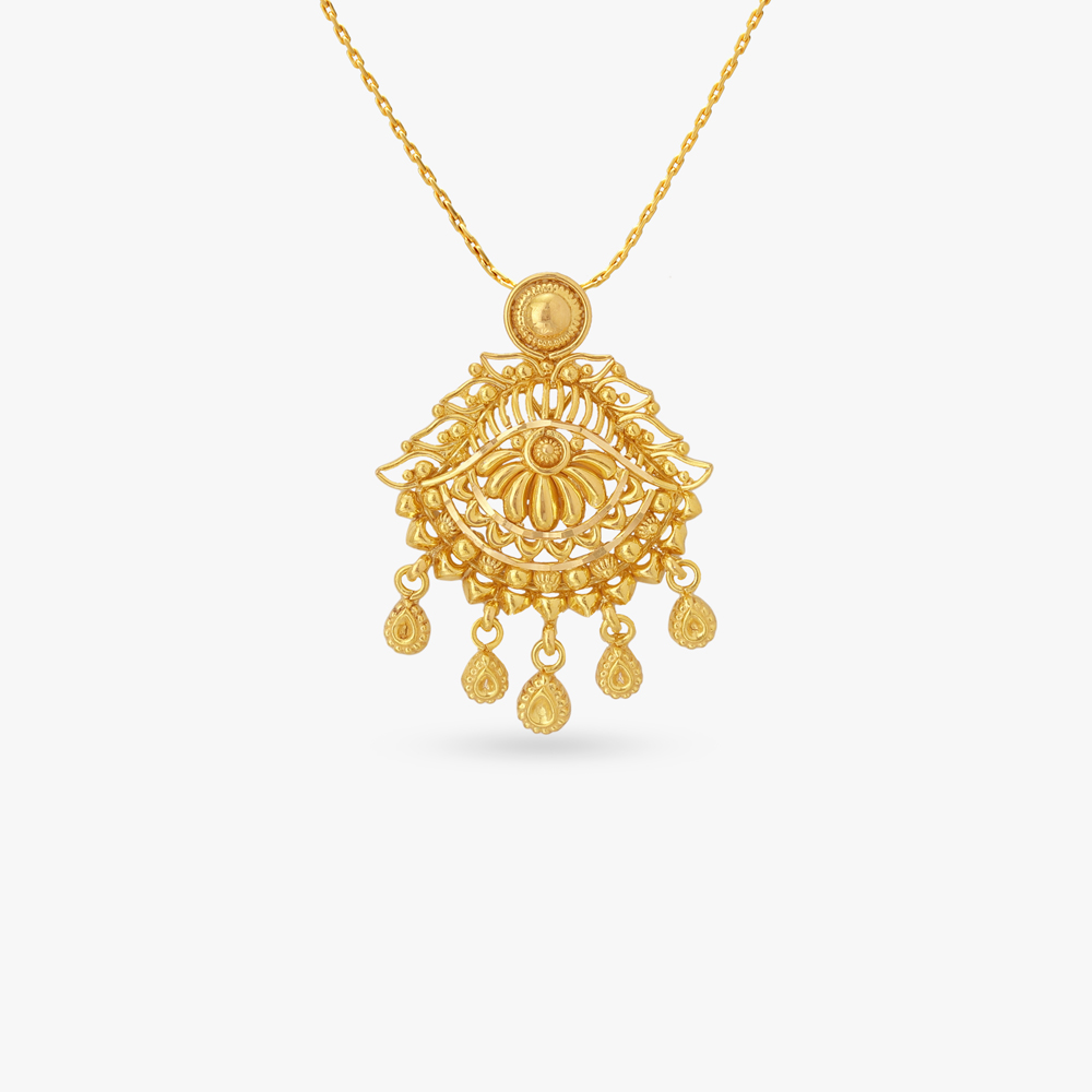 Ornate Halo Gold Maang Tikka,,hi-res image number null