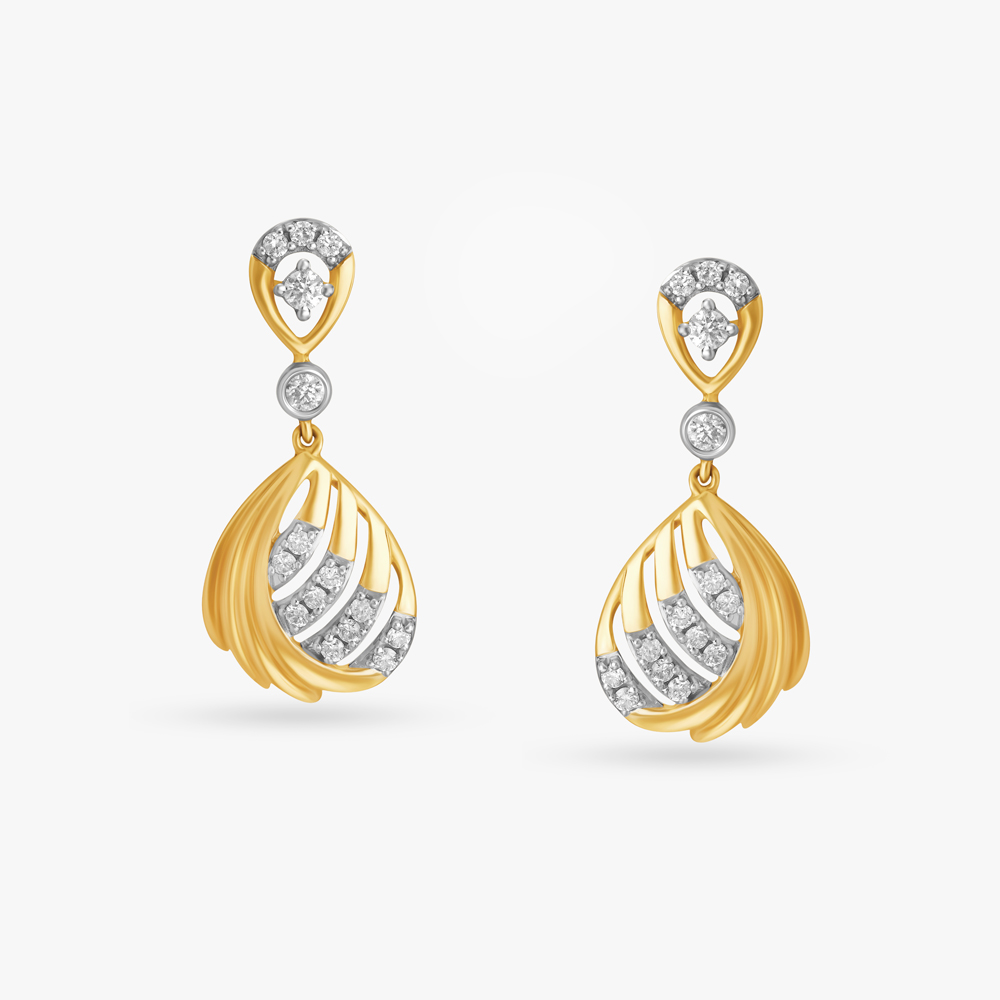 Sublime Glam Diamond Drop Earrings,,hi-res image number null