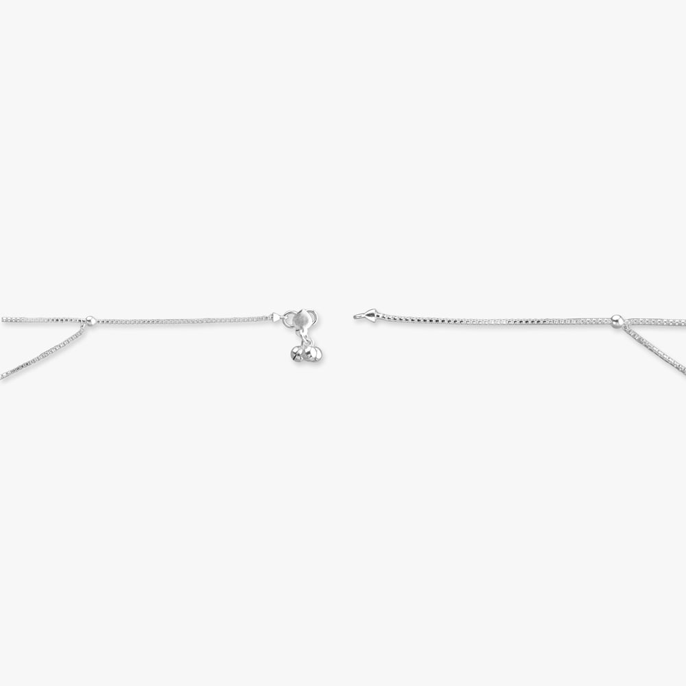 Sunray Sparkle Silver Anklet,,hi-res image number null