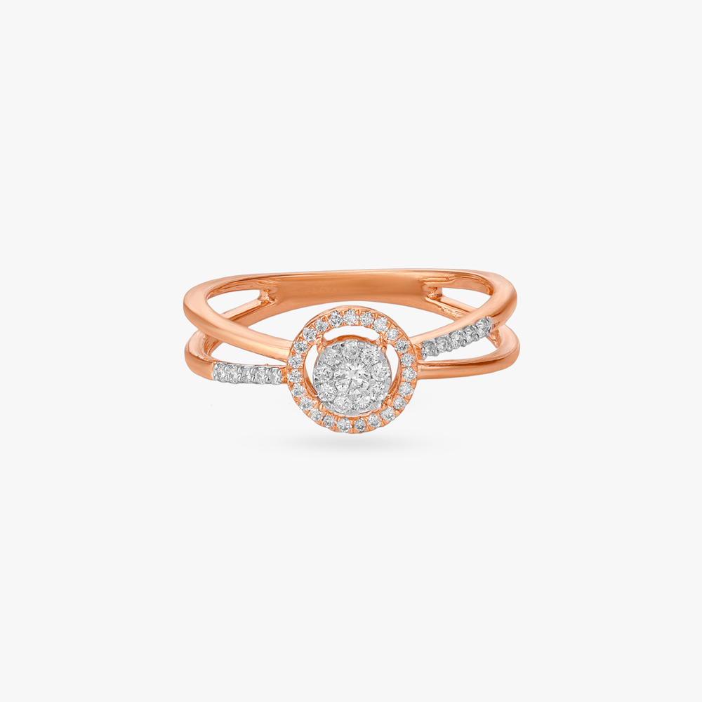 Blush Circle Diamond Ring,,hi-res image number null