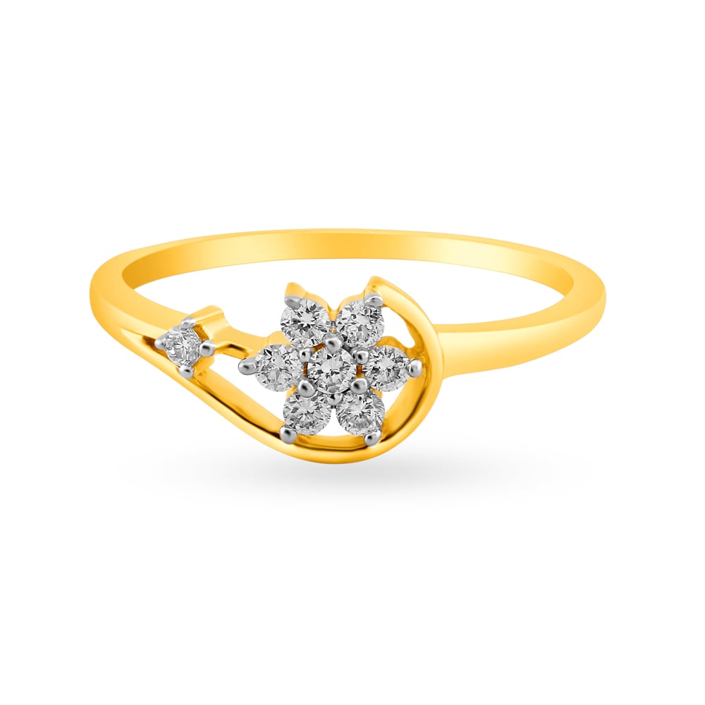 Fancy Nakshatra Diamond Finger Ring,,hi-res image number null