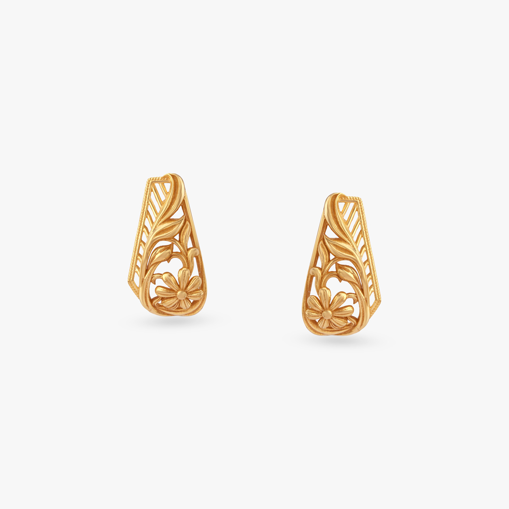 Heritage Blossom Gold Hoop Earrings,,hi-res image number null