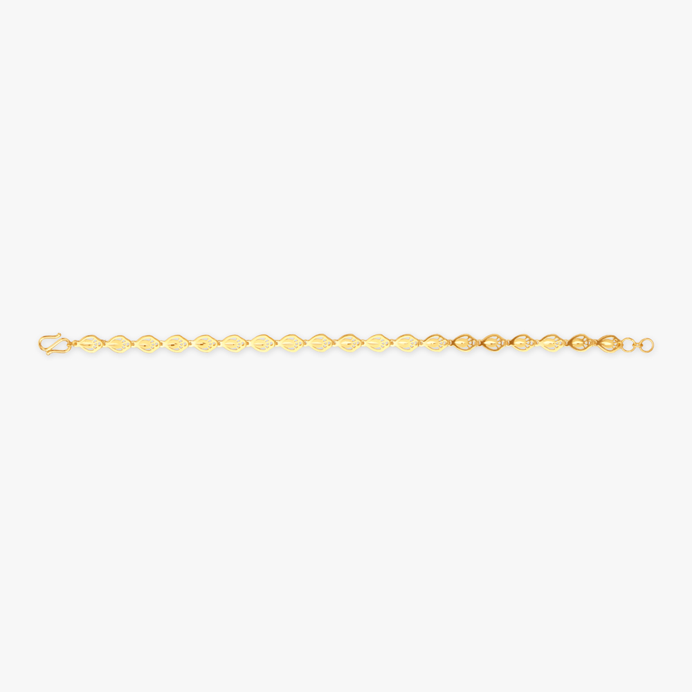 

Sculpted Bloom Gold Bracelet
