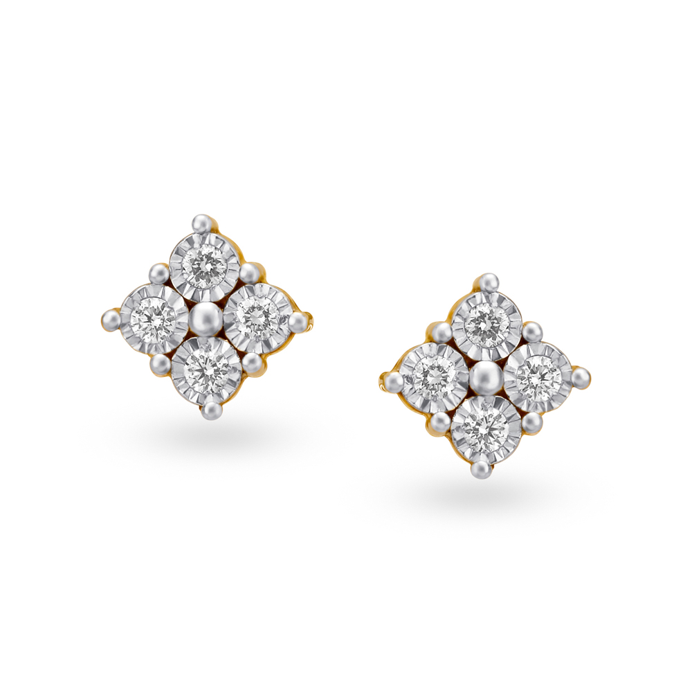 TANISHQ 18KT Gold and Diamond Stud Earrings in Chennai at best price by Tanishq  Jewellery - Justdial