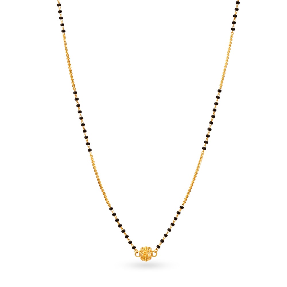 Dainty Sphere Mangalsutra,,hi-res image number null