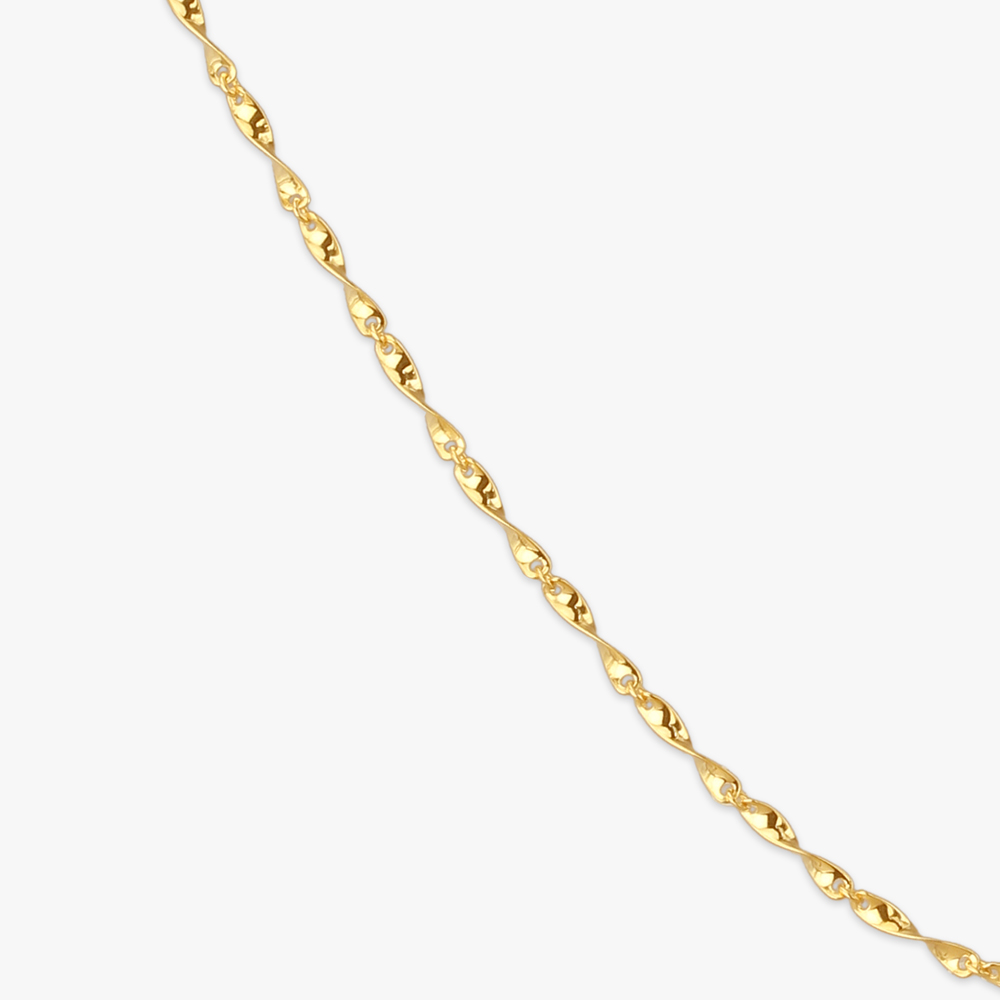 Mini Spiral Gold Chain,,hi-res image number null