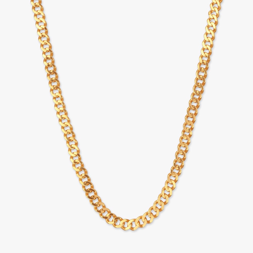 Classic Cuban Link Gold Chain for Men,,hi-res image number null