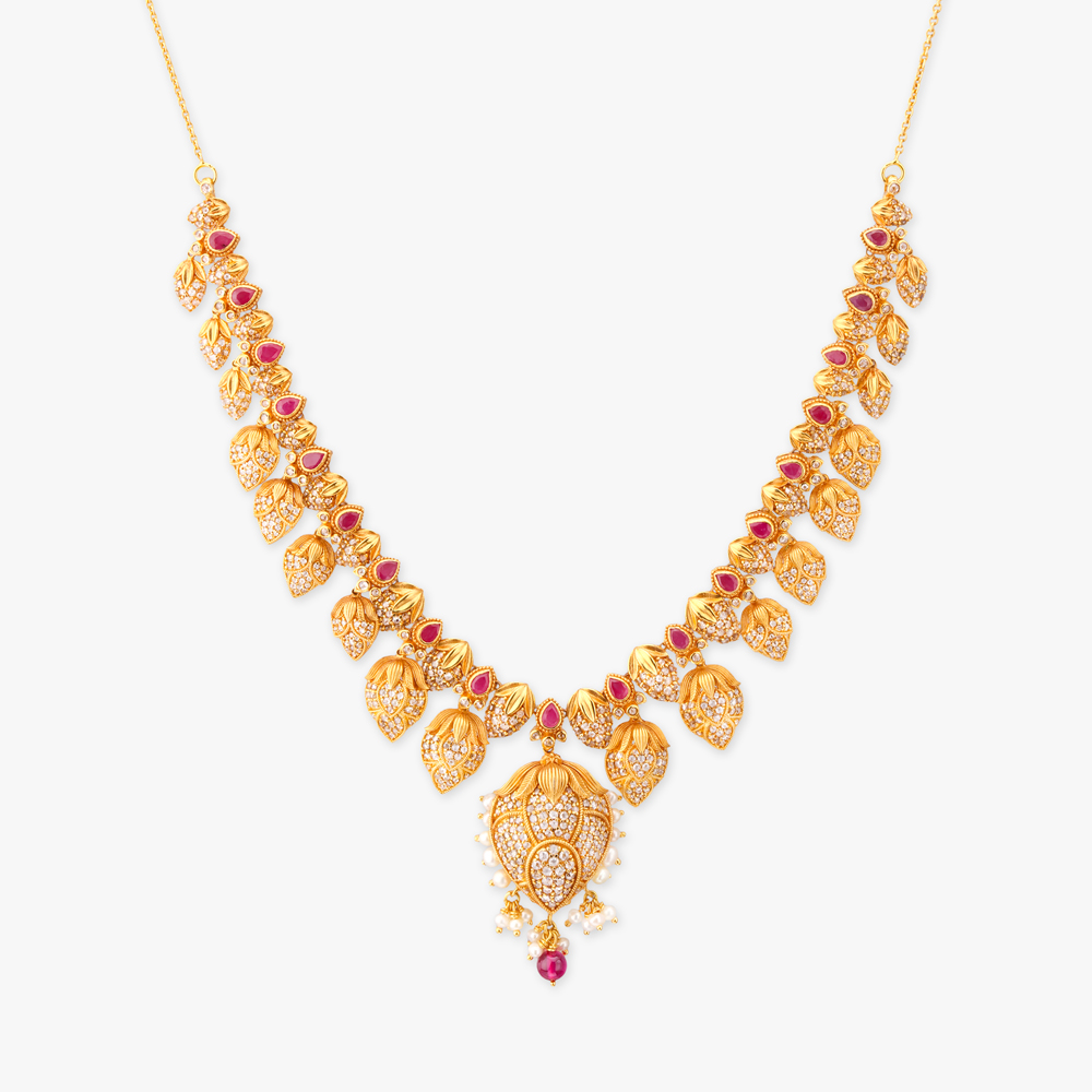 Bud Harmony Gold Necklace Set,,hi-res image number null