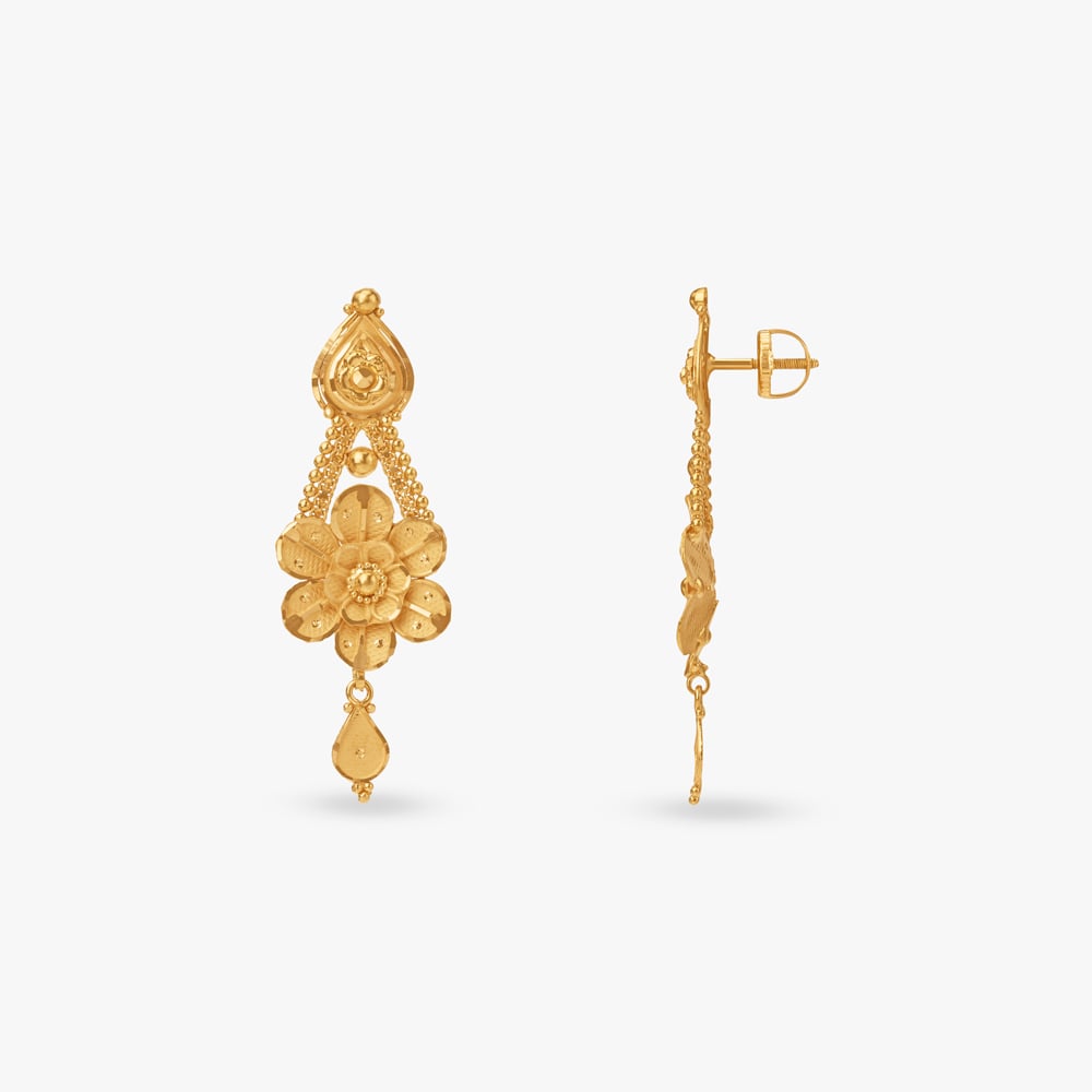 Heritage Floral Gold Necklace Set,,hi-res image number null