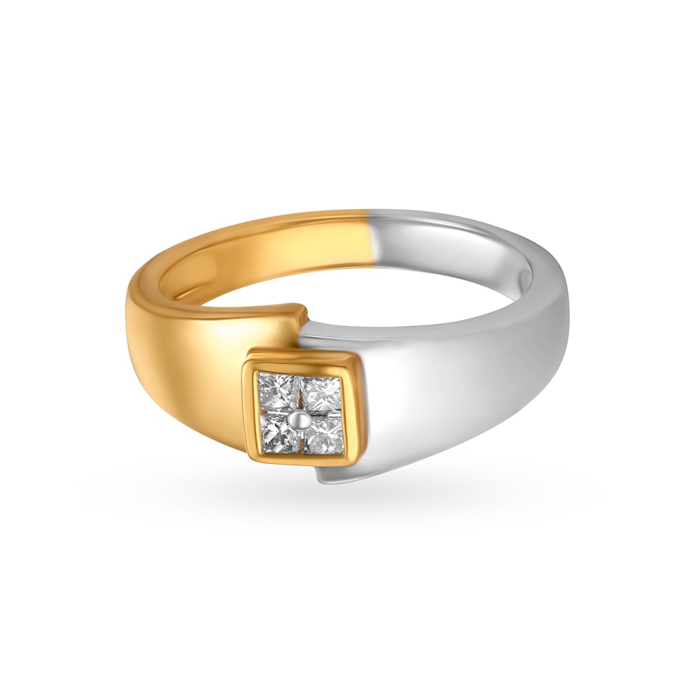 Stunning Diamond Finger Ring For Men,,hi-res image number null
