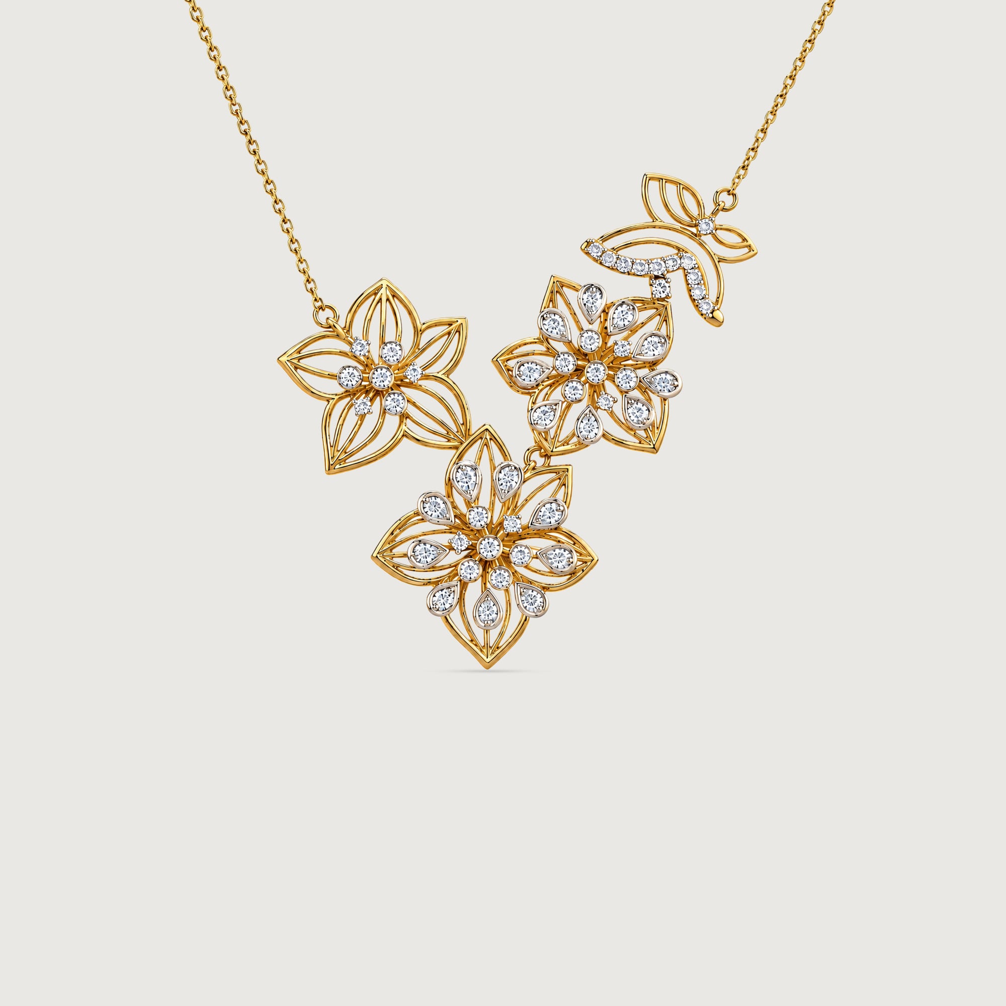 Flourishing Harmony Diamond Necklace,,hi-res image number null