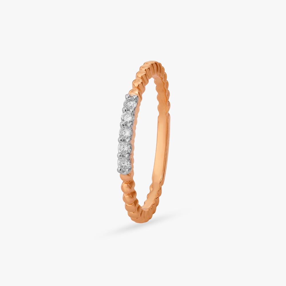 Sculpted Beadwork Diamond Ring,,hi-res image number null