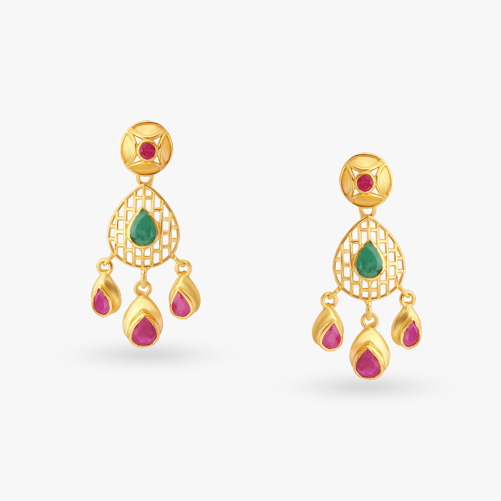 Vivid Drop Earrings,,hi-res image number null