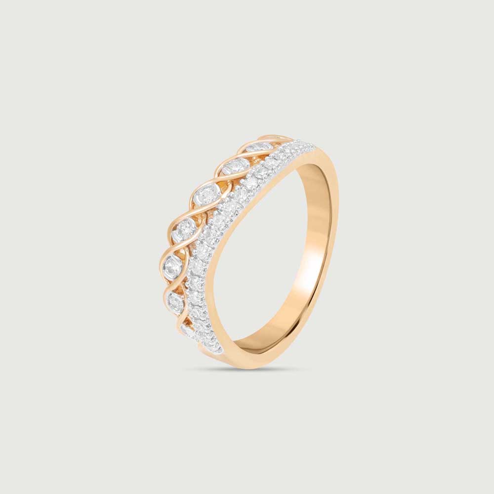 Braided Shine Diamond Ring,,hi-res image number null
