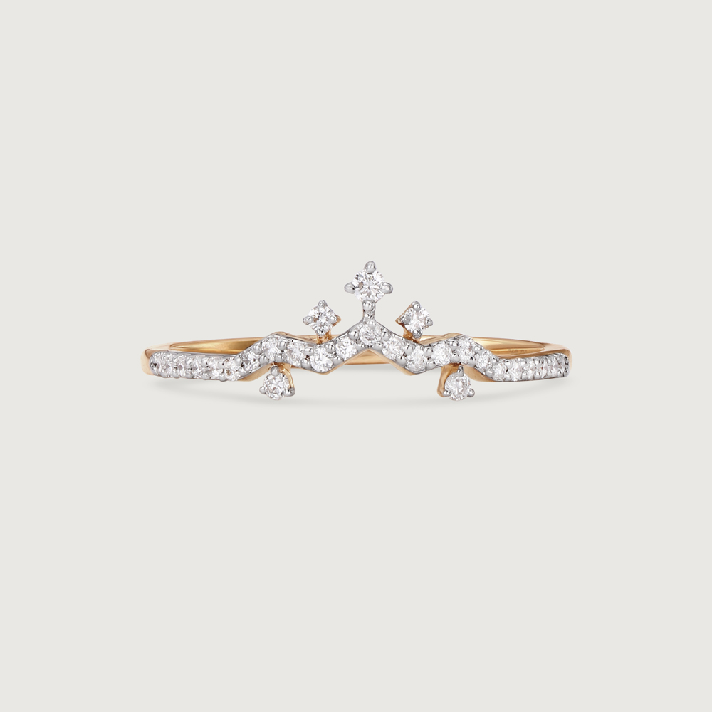 Tiara Majesty 14KT Gold & Diamond Ring,,hi-res image number null