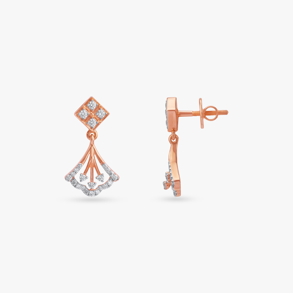 Twinkle Belle Diamond Drop Earrings,,hi-res image number null