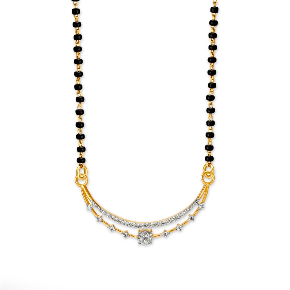 Charming Flower Mangalsutra,,hi-res image number null