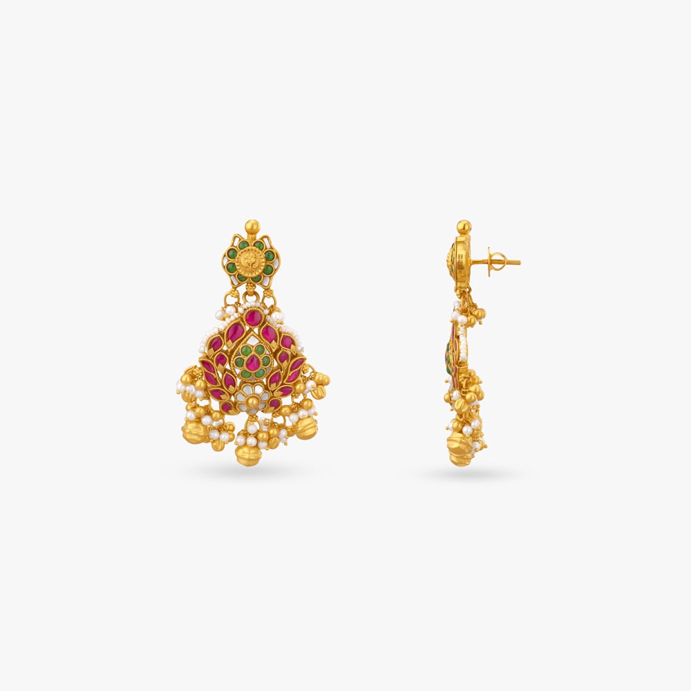Convertible Floral Pendant Necklace Set,,hi-res image number null