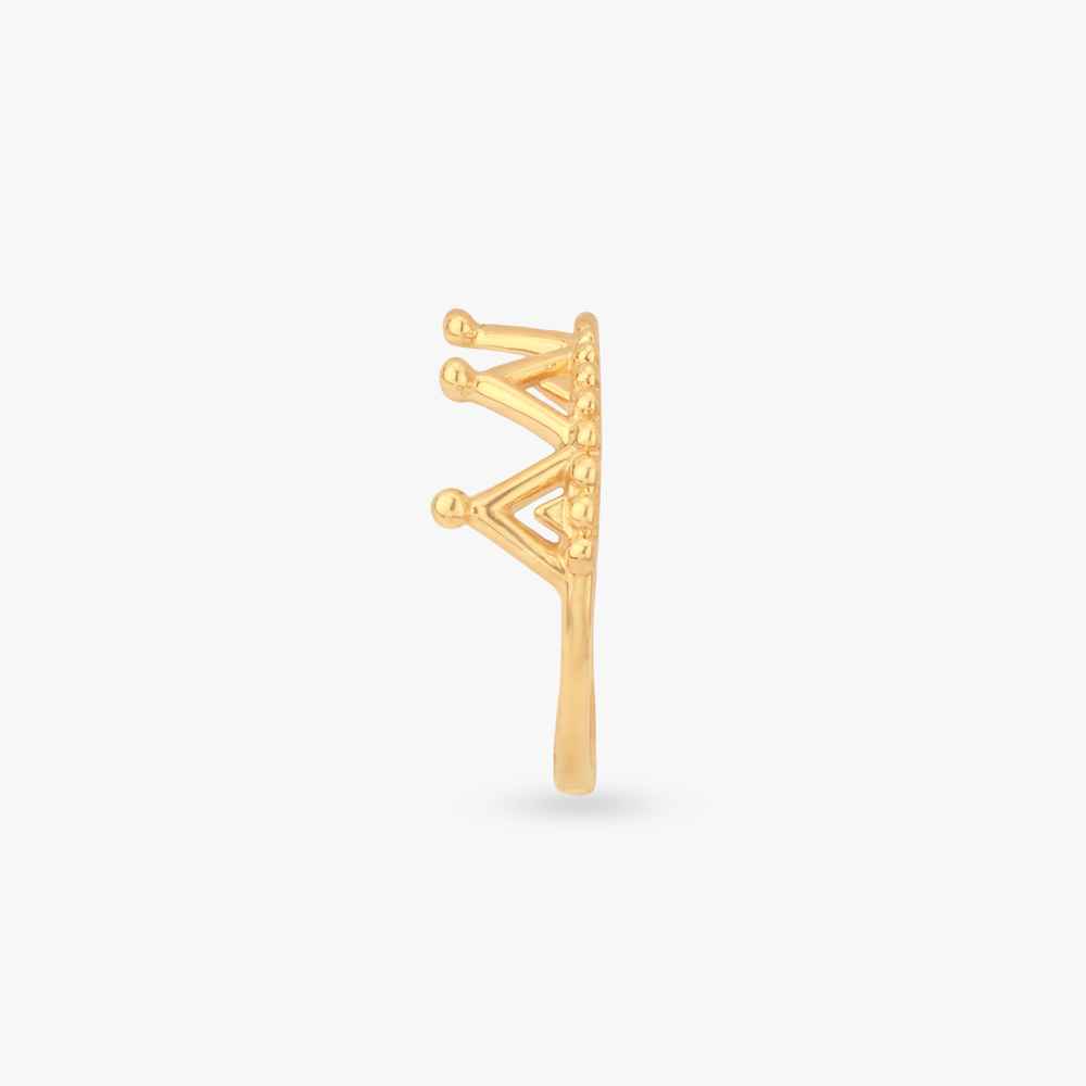 Majestic Crown Gold Ring,,hi-res image number null
