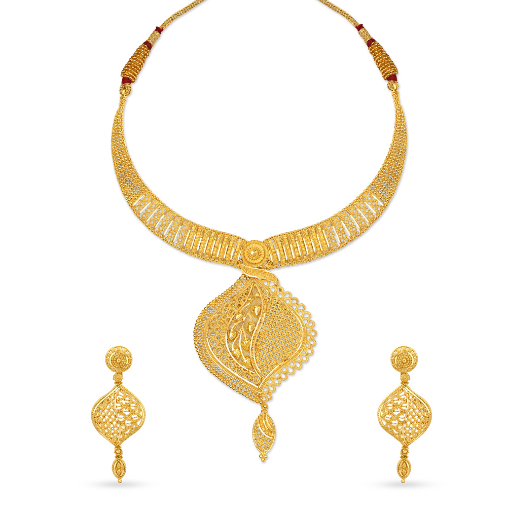 Godna Muse Gold Necklace Set,,hi-res image number null