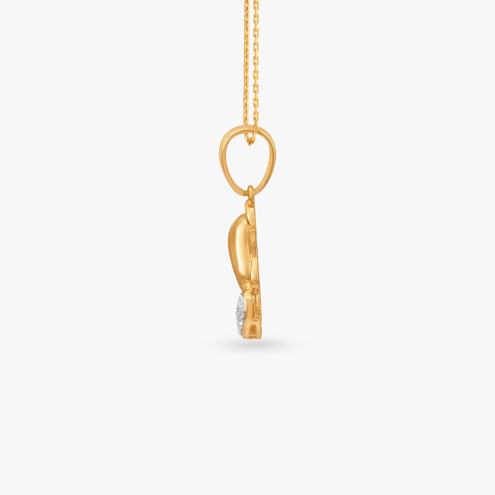 Ganapathi Aura Diamond Pendant,,hi-res image number null