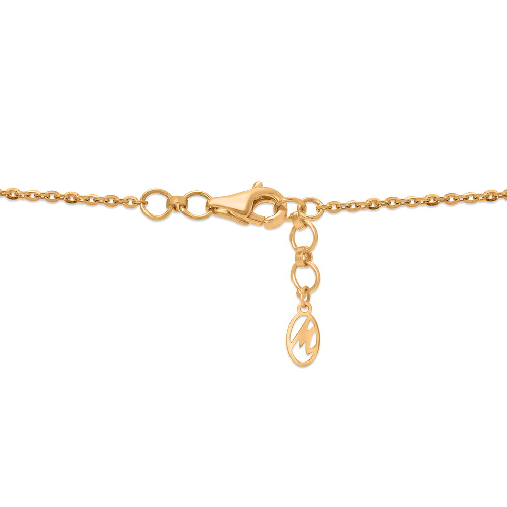 18KT Yellow Gold Evil Eye Mamma Mia Necklace,,hi-res image number null