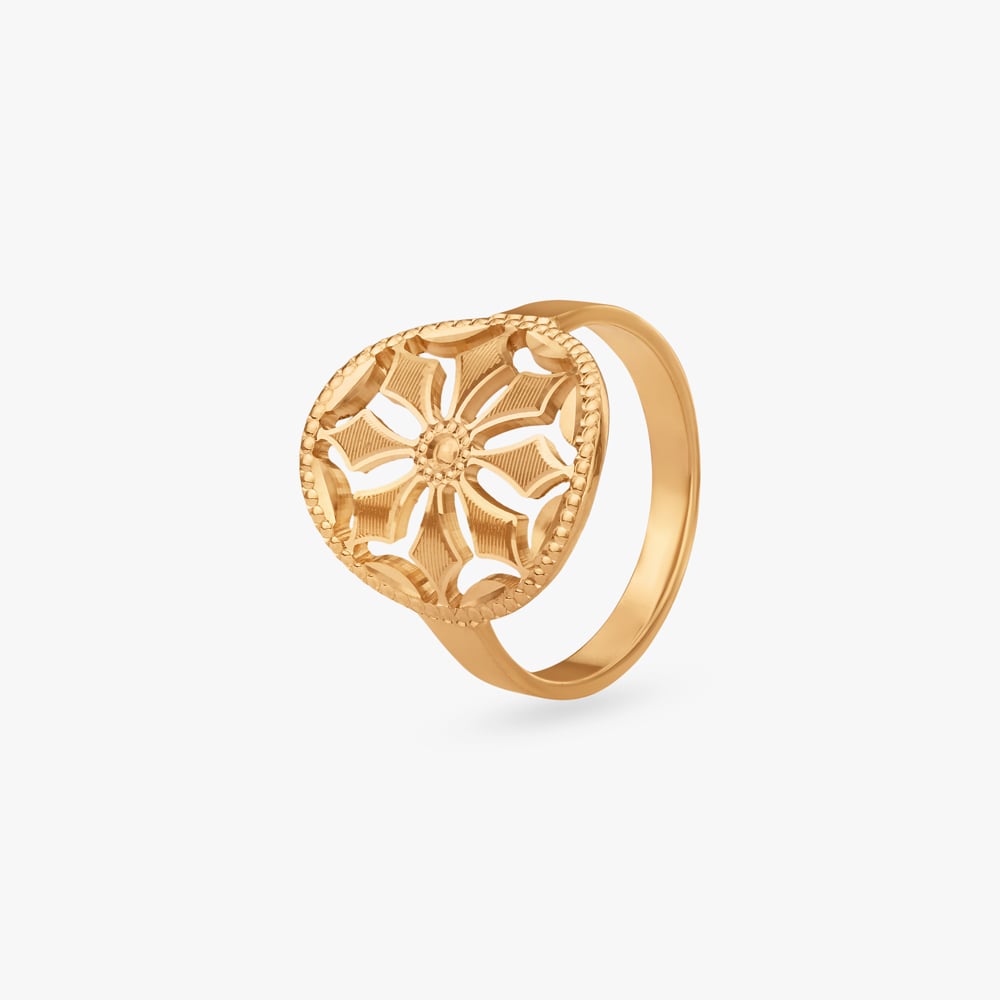 Blossom Aura Gold Ring,,hi-res image number null