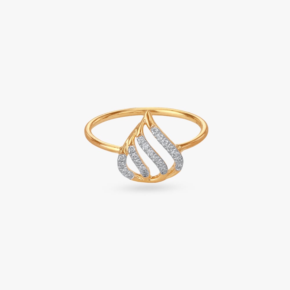 Twisted Flame Diamond Ring,,hi-res image number null