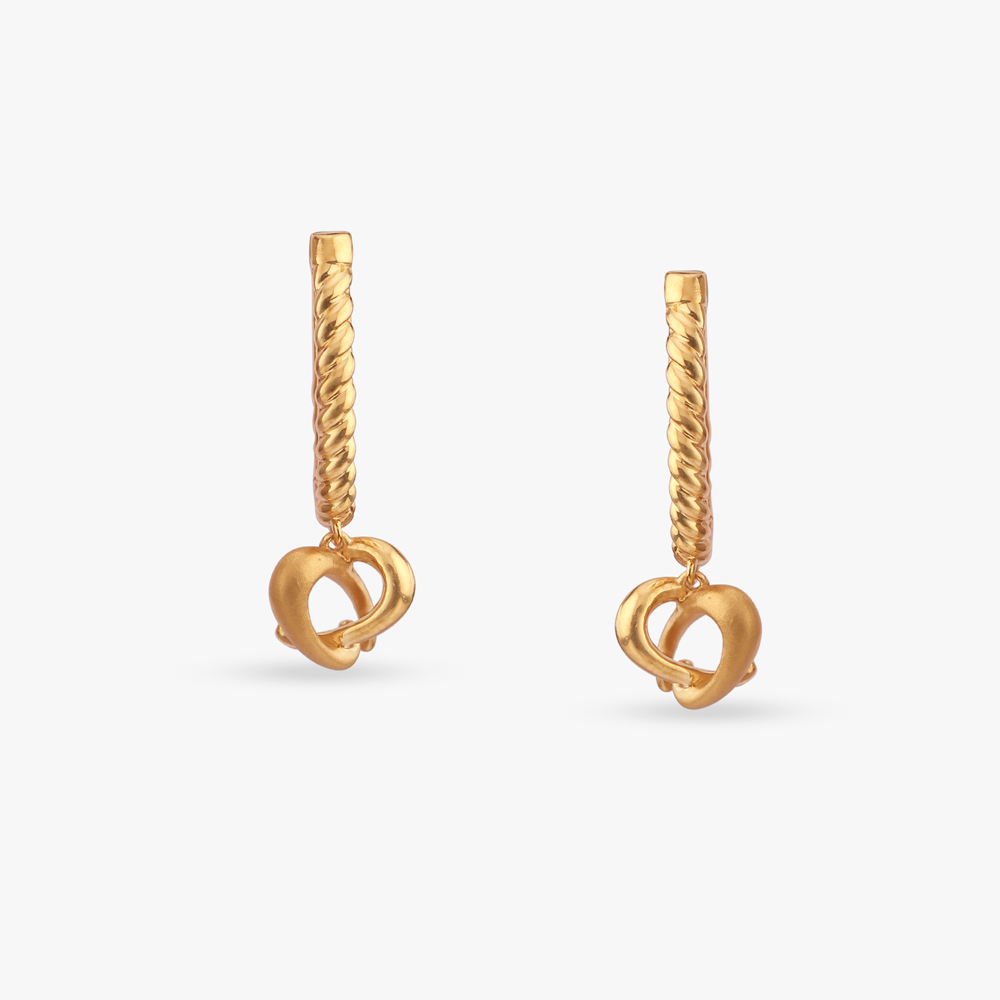 Trendy Gold Hoop Earrings,,hi-res image number null